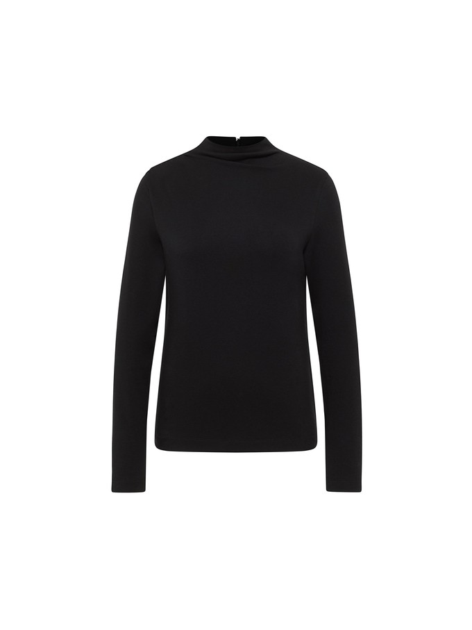 Shirt with stand-up collar from LANIUS