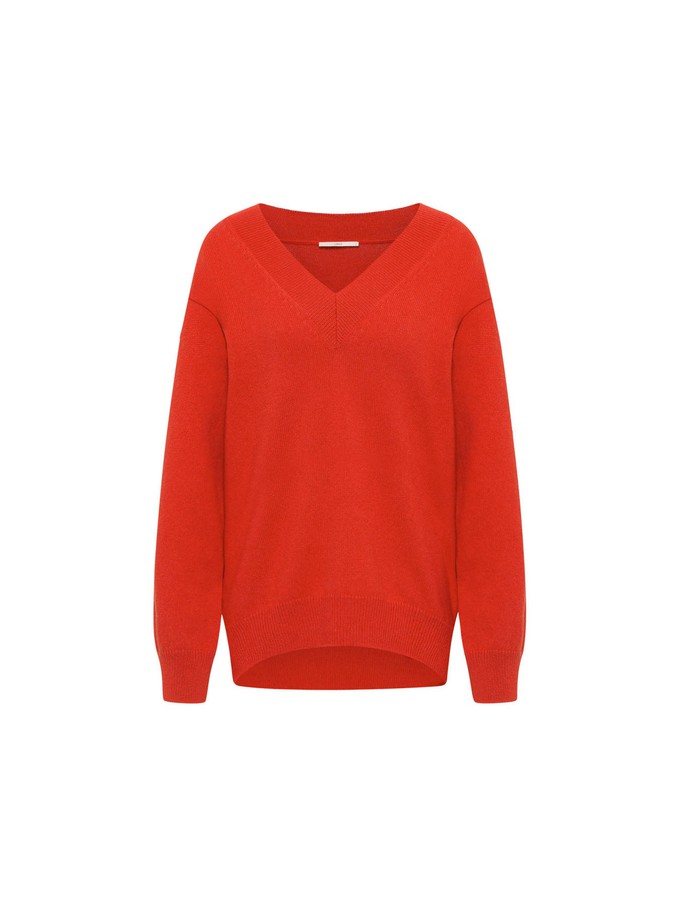 V-neck sweater (GOTS) from LANIUS