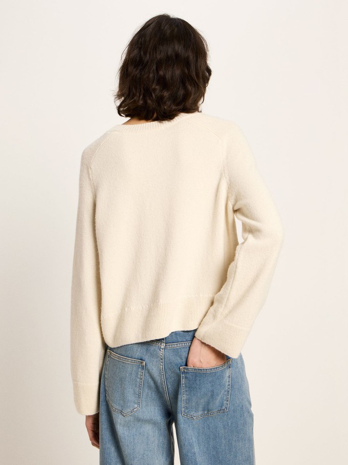 Cropped sweater (GOTS) from LANIUS