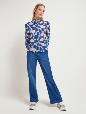 Shirt blouse print graphic dots from LANIUS