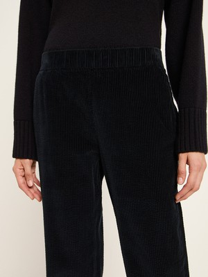 Corduroy trousers with elastic waistband (GOTS) from LANIUS