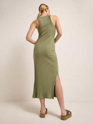 Maxi dress in ribbed look from LANIUS