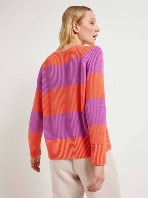 Jumper with stripes (GOTS) from LANIUS