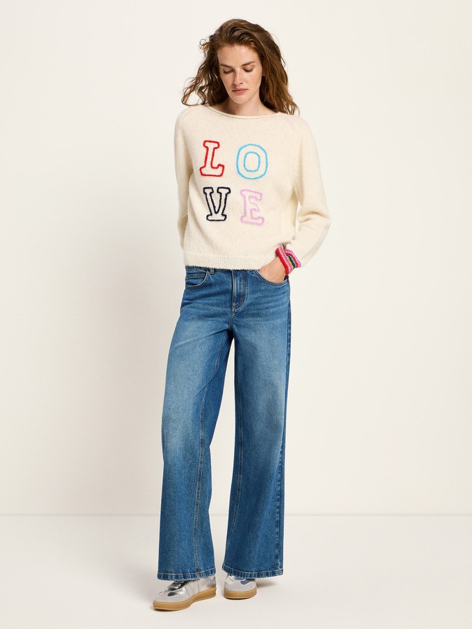 Pre-order - Sweater with embroidery from LANIUS