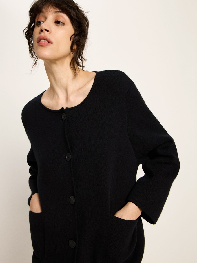 Double-face cardigan (GOTS) from LANIUS