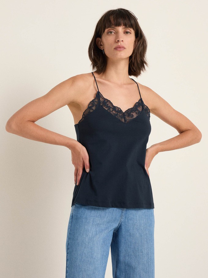 Top with lace (GOTS) from LANIUS