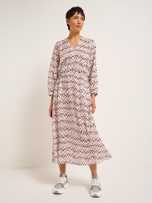 Midi dress print ikat from LANIUS