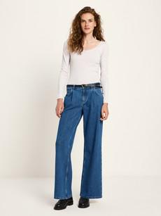 Marlene jeans with pleats (GOTS) via LANIUS