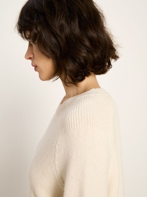 Cropped sweater (GOTS) from LANIUS