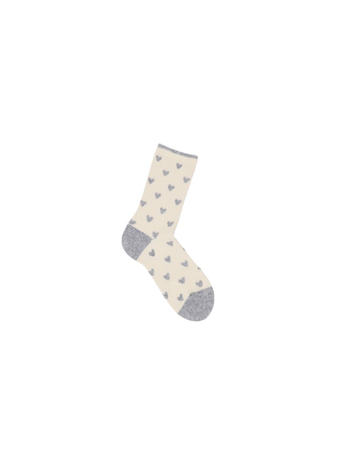 Socks with hearts (GOTS) from LANIUS