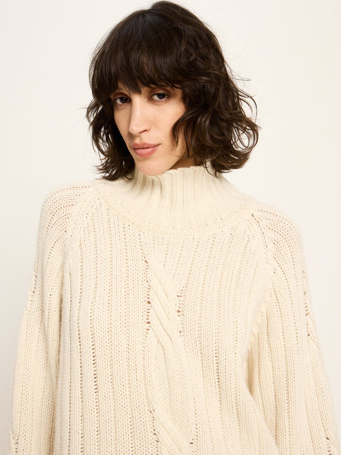 Ribbed sweater oversized (GOTS) from LANIUS