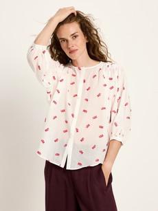 Ruffle blouse via LANIUS