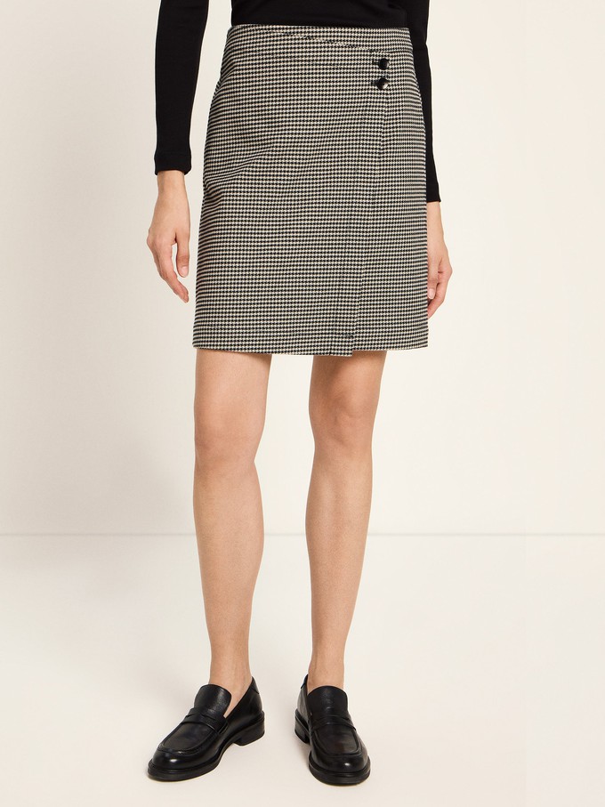 Houndstooth skirt (GOTS) from LANIUS