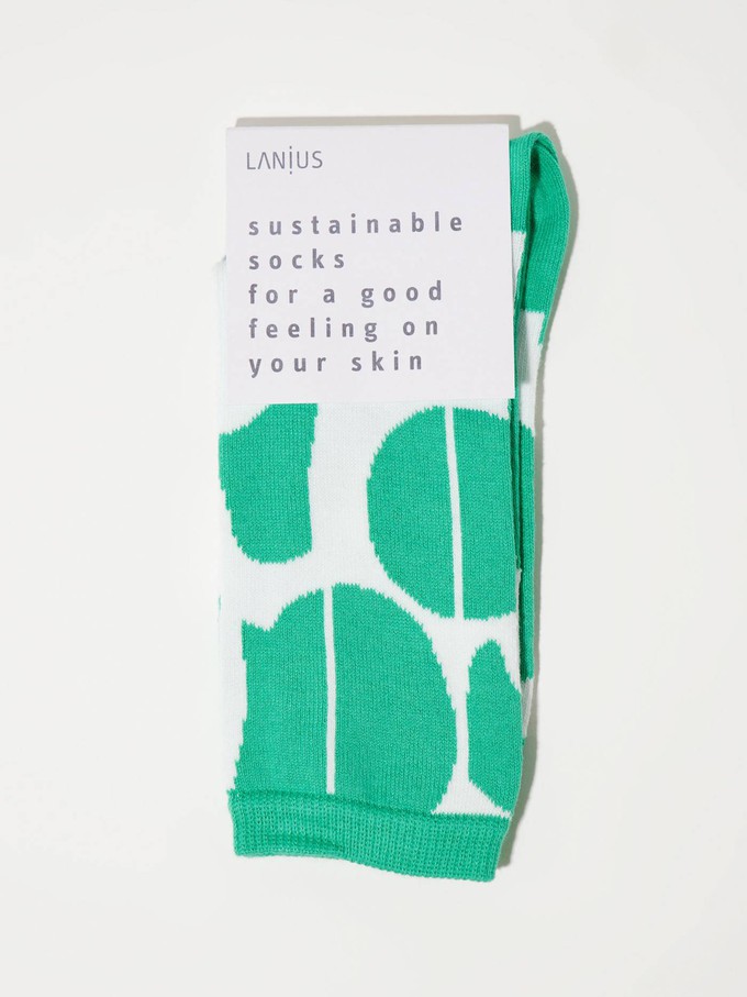 Socks Print Graphic Dots (GOTS) from LANIUS