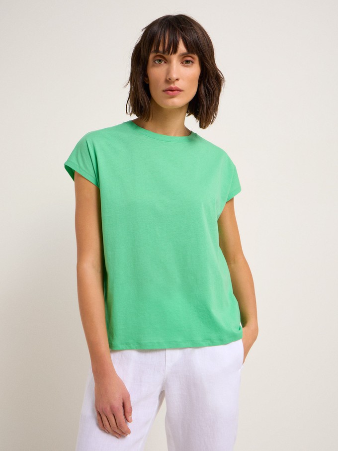 Shirt with dropped shoulder (GOTS) from LANIUS