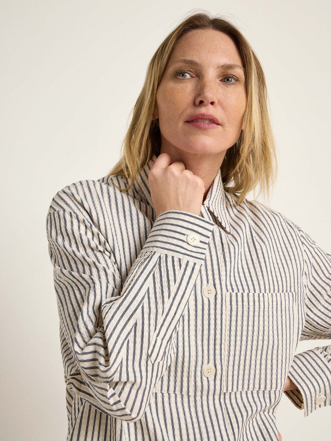 striped blouse jacket (OCS) from LANIUS
