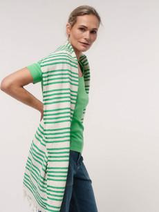 Striped scarf via LANIUS