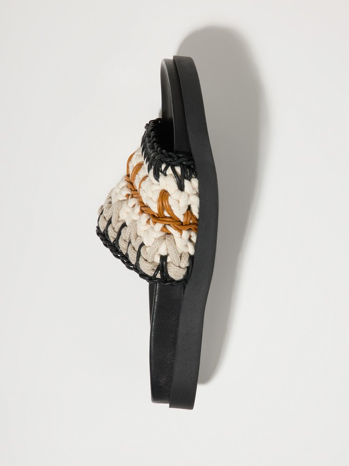 Macrame mules from LANIUS