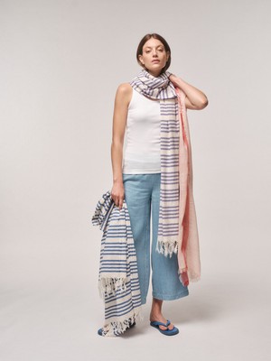 Striped scarf from LANIUS