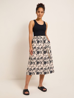 Midi skirt print Botanical Garden (GOTS) from LANIUS