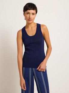 Rib knit top (GOTS) via LANIUS