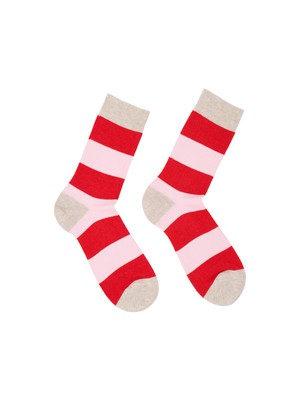 Socks with block stripes (GOTS) from LANIUS