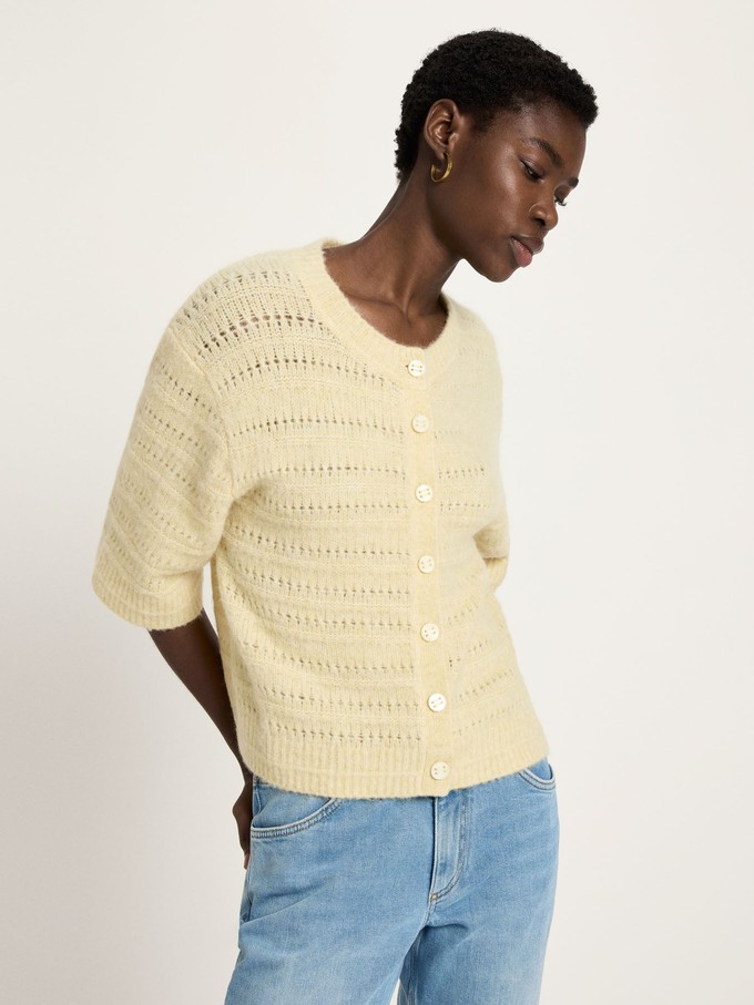 Strickjacke 3/4 Arm mit Ajour from LANIUS