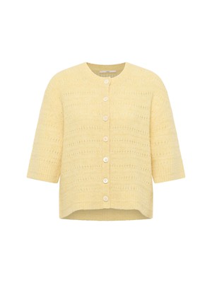 Strickjacke 3/4 Arm mit Ajour from LANIUS