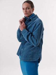 Corduroy shirt jacket via LANIUS