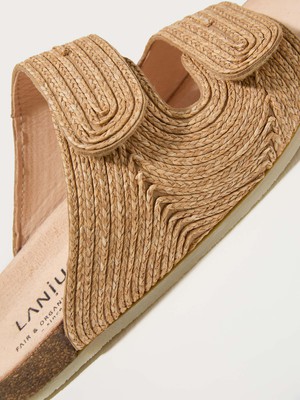 Raffia mules from LANIUS