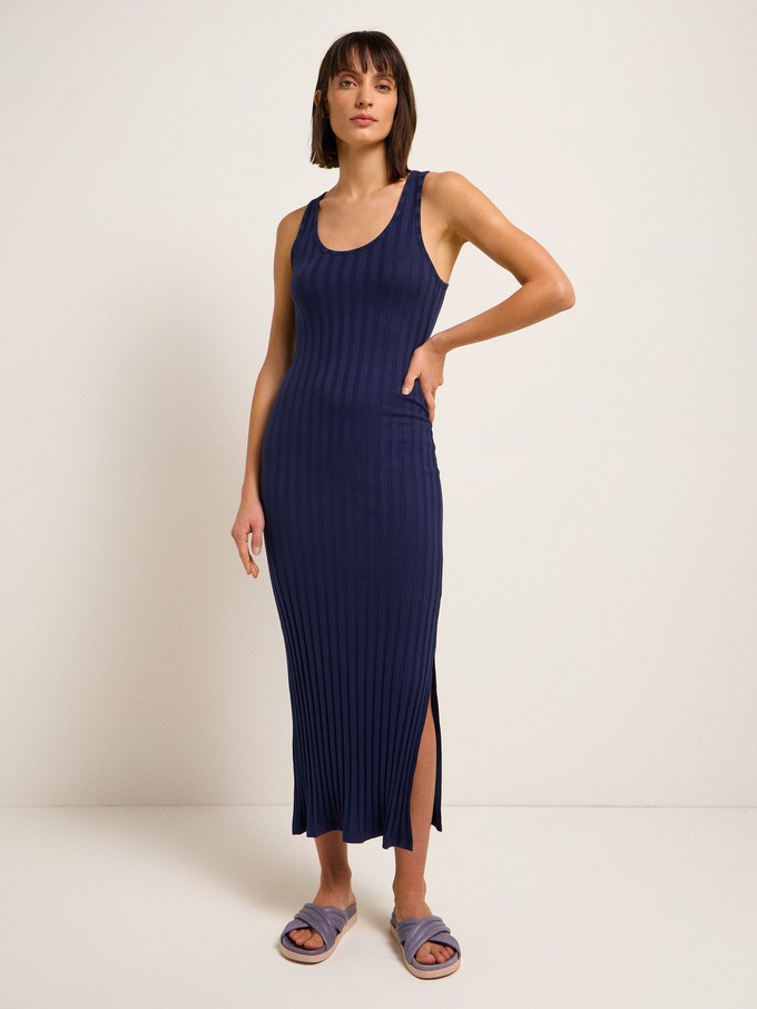 Maxi dress in ribbed look from LANIUS