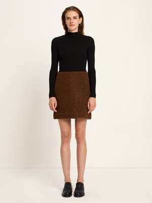 Boucle mini skirt (GOTS) from LANIUS