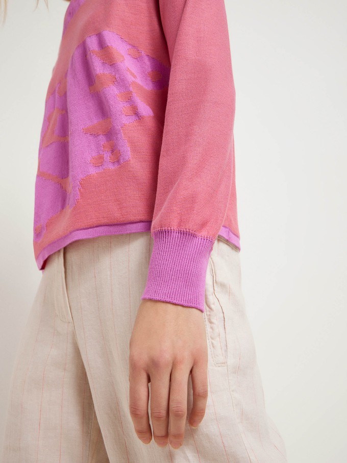 Jacquard sweater (GOTS) from LANIUS
