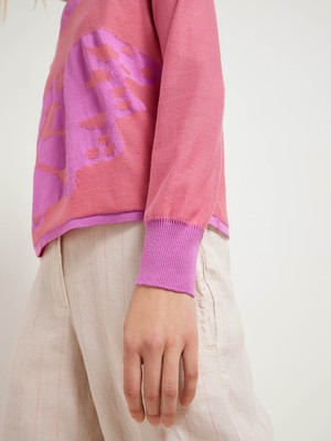 Jacquard sweater (GOTS) from LANIUS