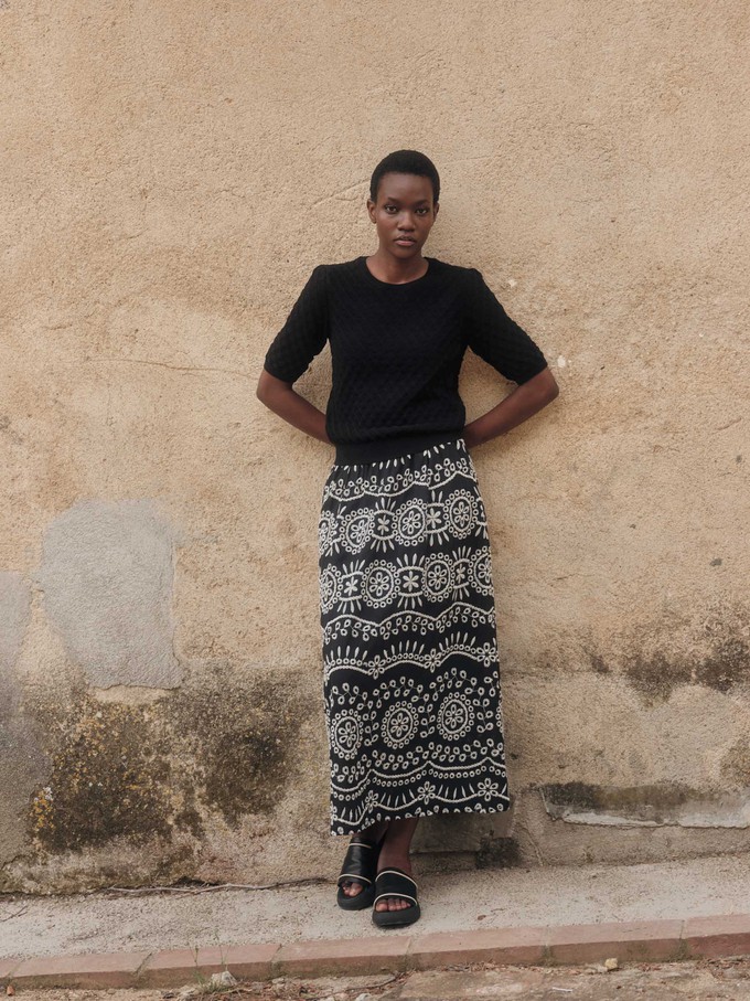 Maxi skirt (OCS) with embroidery from LANIUS