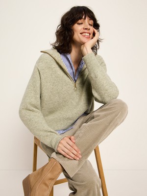 Half-zip sweater from LANIUS