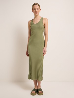 Maxi dress in ribbed look from LANIUS