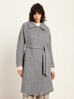 Coat with tie belt from LANIUS