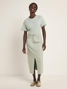 skirt with slit (GOTS) via LANIUS