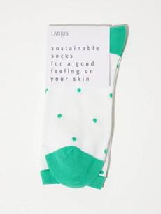 Socks with dots (GOTS) via LANIUS