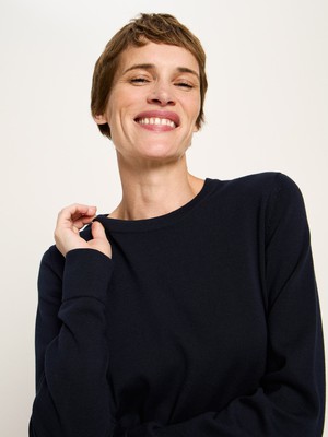 Round neck sweater (GOTS) from LANIUS