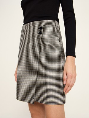 Houndstooth skirt (GOTS) from LANIUS