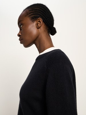 Cropped sweater (GOTS) from LANIUS