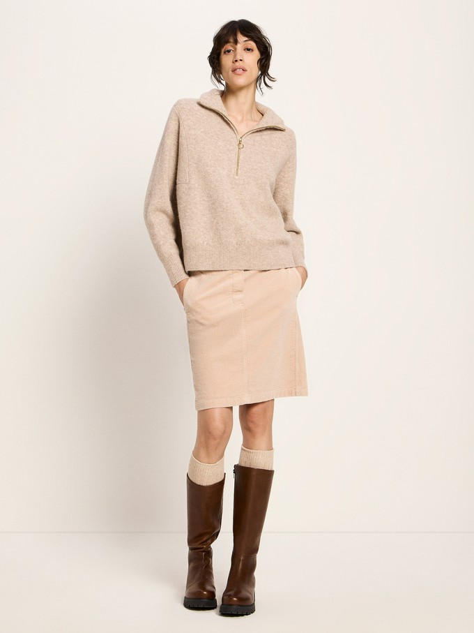 Half-zip sweater from LANIUS