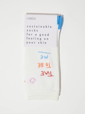 Socks with Intarsia (GOTS) from LANIUS