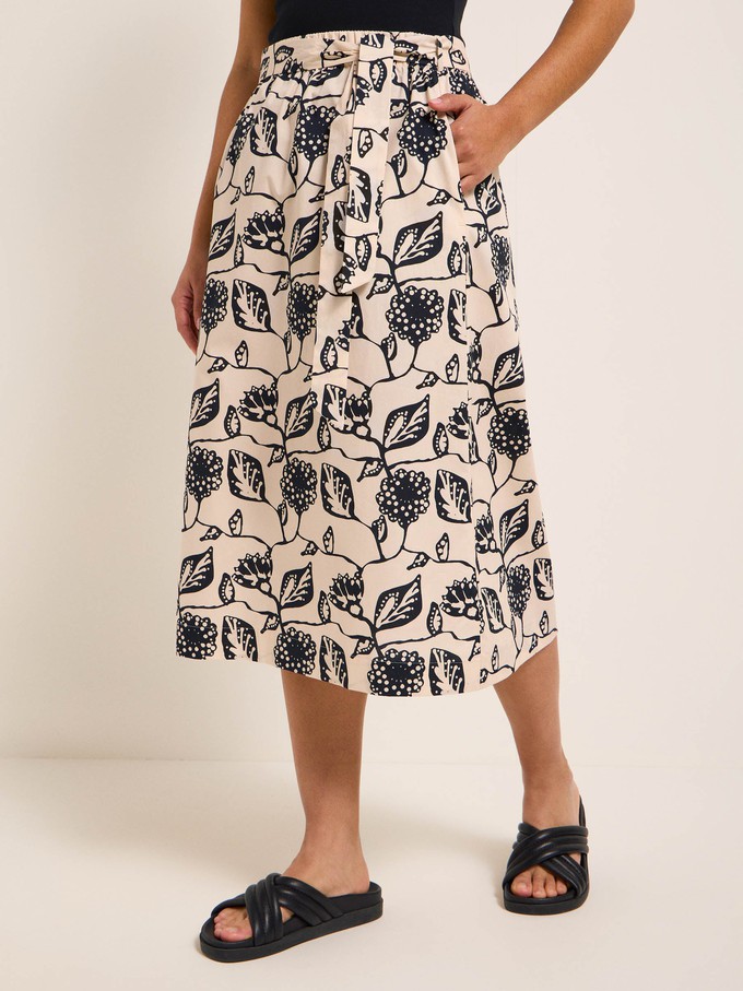 Midi skirt print Botanical Garden (GOTS) from LANIUS