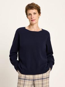 Round neck sweater via LANIUS