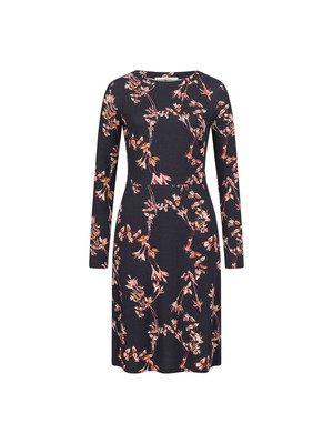 Sheath dress print winter lotus from LANIUS