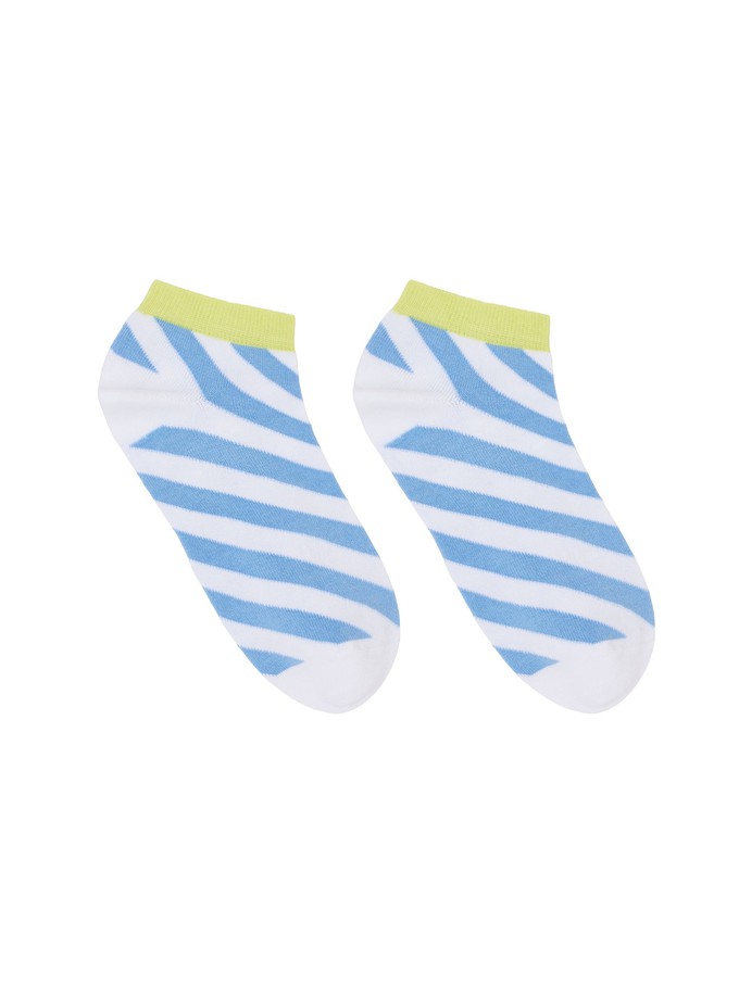 Sneaker socks block stripes (GOTS) from LANIUS