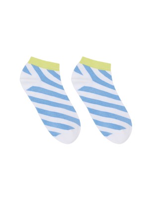 Sneaker socks block stripes (GOTS) from LANIUS